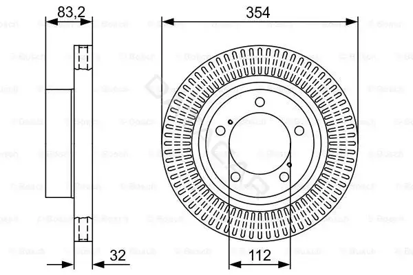 Тормозные диски BOSCH 0986479V50