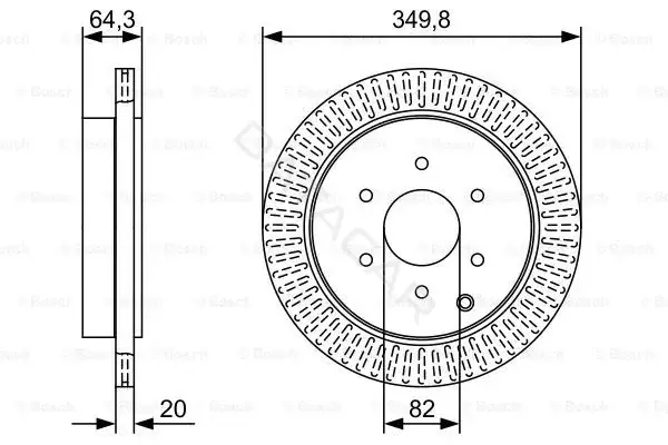 Тормозные диски BOSCH 0986479W46