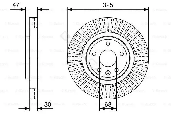 Тормозные диски BOSCH 0986479W52