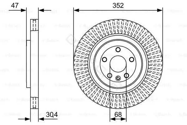 Тормозные диски BOSCH 0986479W53