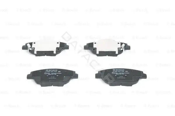 Тормозные колодки BOSCH 0986494755