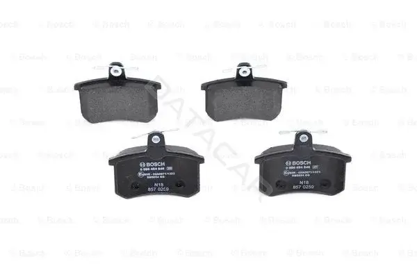 Тормозные колодки BOSCH 0986494846