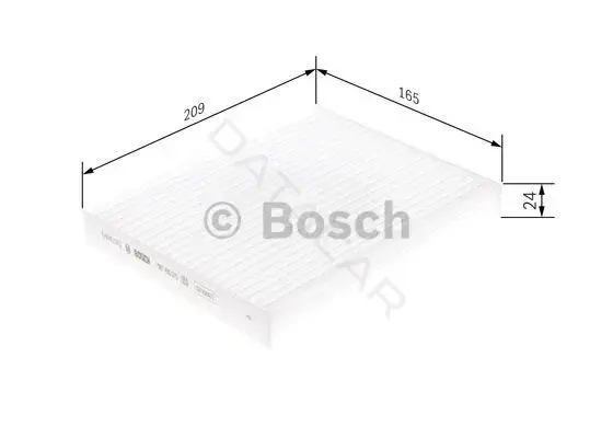 Фильтр салонный BOSCH 1987435070