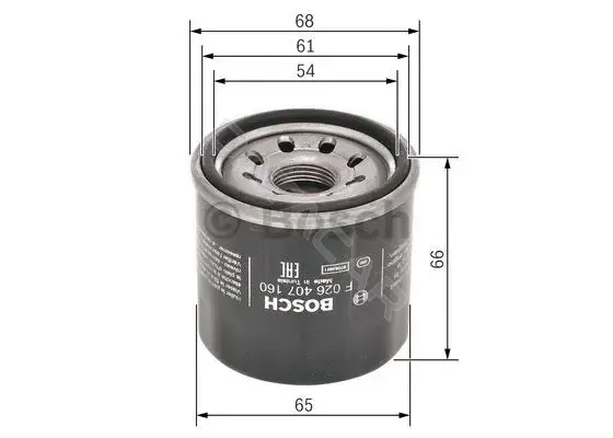 Масляный фильтр BOSCH F026407160