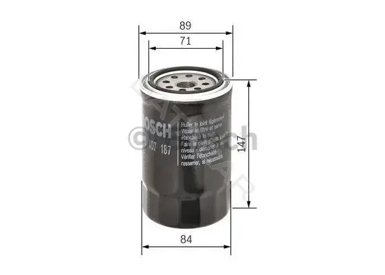 Масляный фильтр BOSCH F026407187