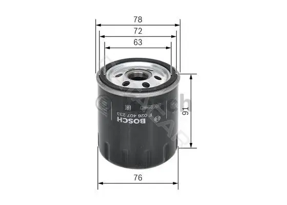 Масляный фильтр BOSCH F026407233