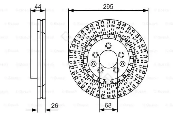 Тормозные диски BOSCH 0986479D16