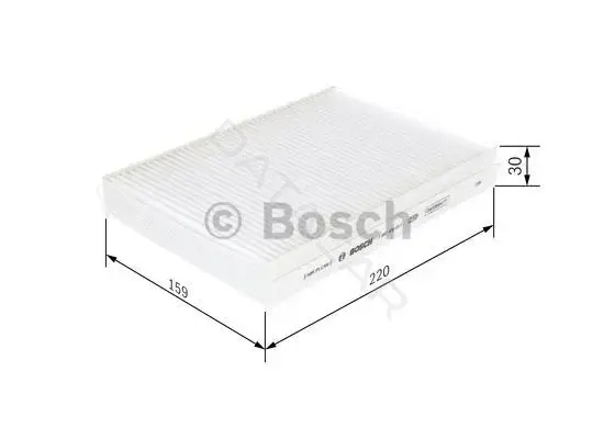 Фильтр салонный BOSCH 1987435017