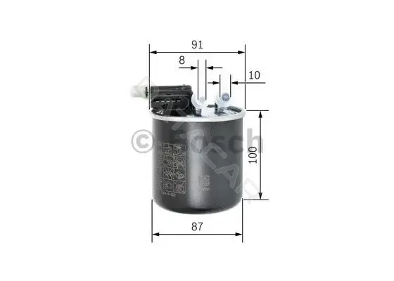 Топливный фильтр BOSCH F026402836