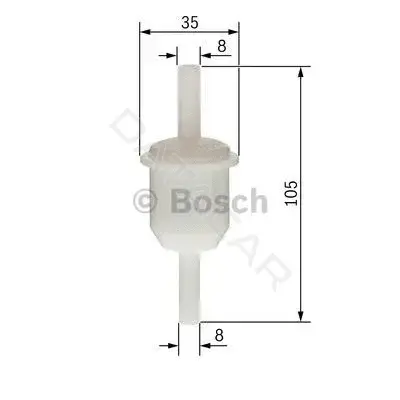 Топливный фильтр BOSCH 0450904058