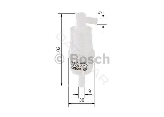 Топливный фильтр BOSCH 0450904077