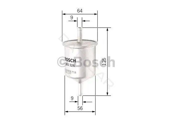 Топливный фильтр BOSCH 0450905326