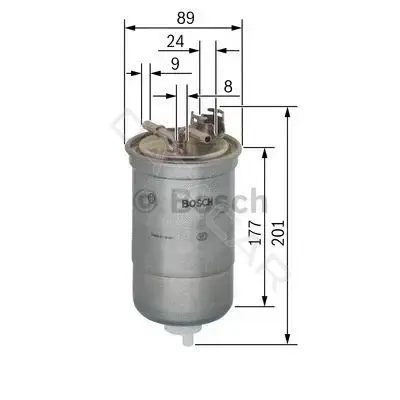 Топливный фильтр BOSCH 0450906374