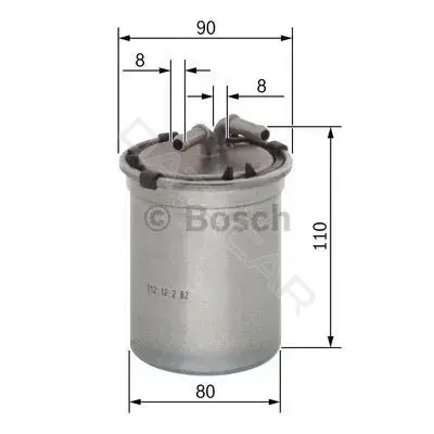 Топливный фильтр BOSCH 0450906500