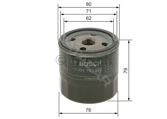 Масляный фильтр BOSCH 0451103204