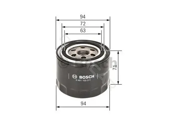 Масляный фильтр BOSCH 0451103311