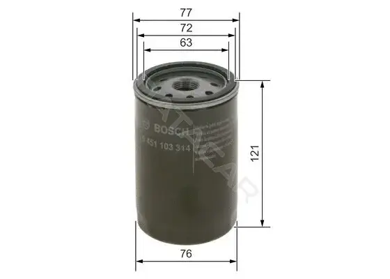 Масляный фильтр BOSCH 0451103314