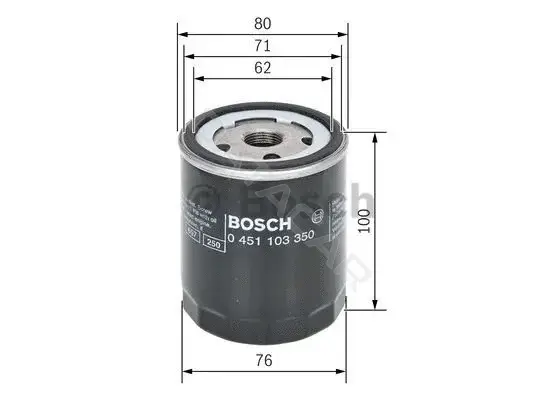 Масляный фильтр BOSCH 0451103350