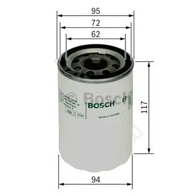 Масляный фильтр BOSCH 0451103366