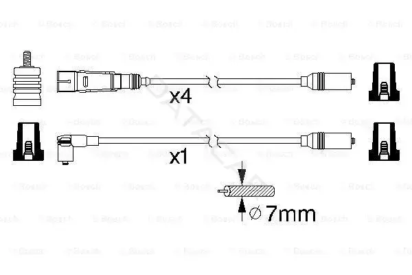 Высоковольтные провода BOSCH 0986356317