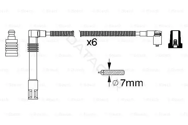 Высоковольтные провода BOSCH 0986356321