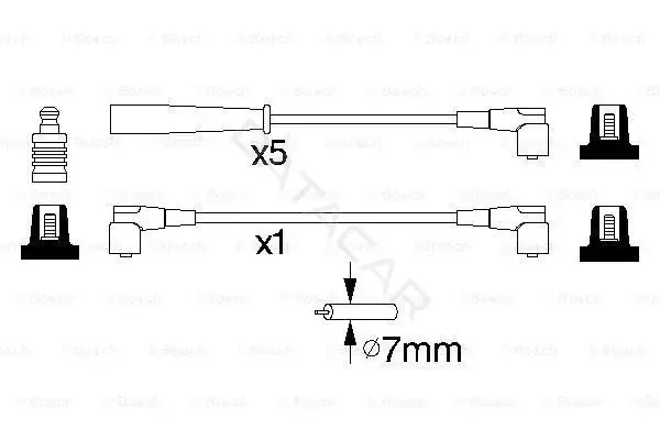 Высоковольтные провода BOSCH 0986356753