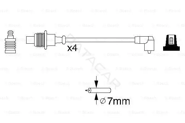 Высоковольтные провода BOSCH 0986356854