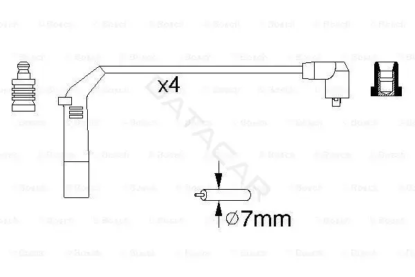 Высоковольтные провода BOSCH 0986356898