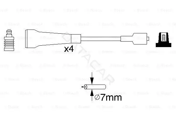 Высоковольтные провода BOSCH 0986356967