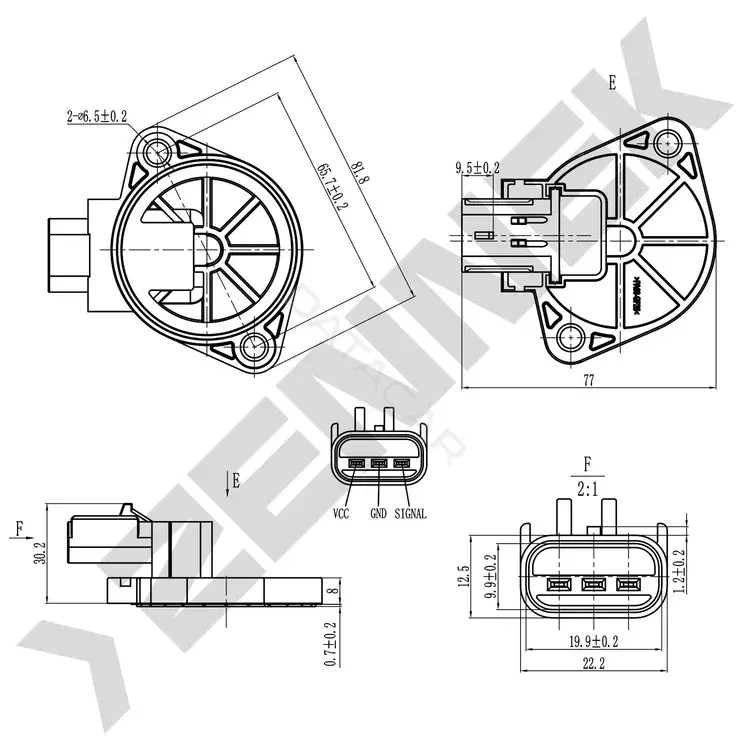Датчик распредвала ZENNEK DCS0392