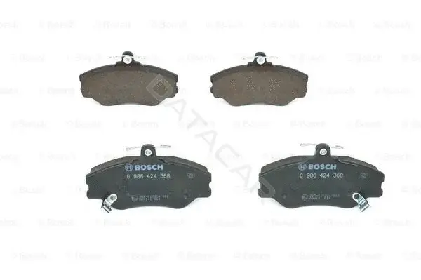Тормозные колодки BOSCH 0986424368