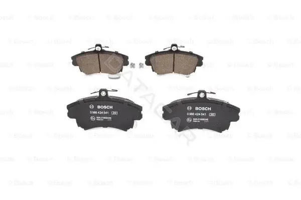 Тормозные колодки BOSCH 0986424541