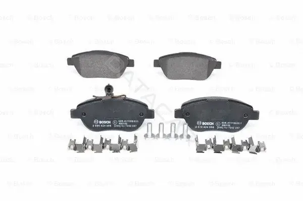 Тормозные колодки BOSCH 0986424596
