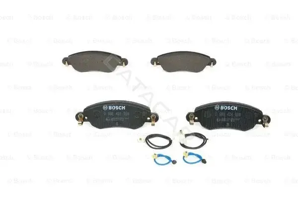 Тормозные колодки BOSCH 0986424598