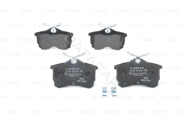 Тормозные колодки BOSCH 0986424661