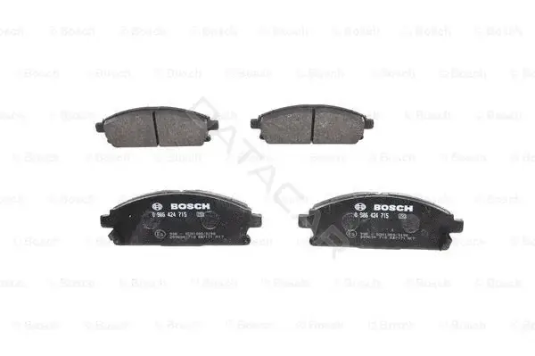 Тормозные колодки BOSCH 0986424715