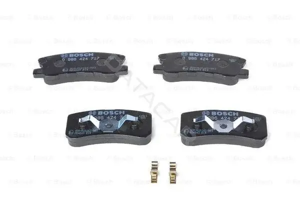 Тормозные колодки BOSCH 0986424717