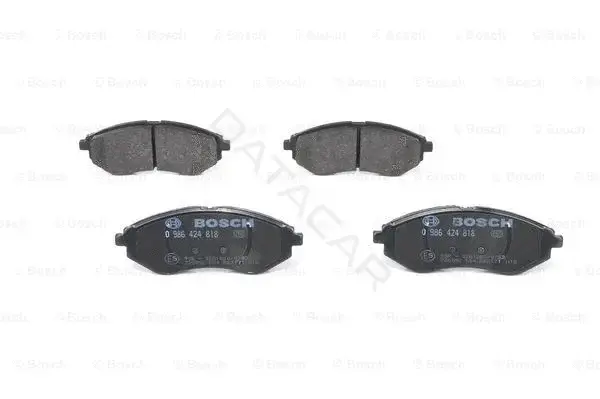 Тормозные колодки BOSCH 0986424818