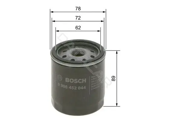 Масляный фильтр BOSCH 0986452044