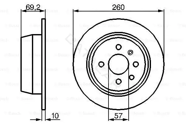 Тормозные диски BOSCH 0986478086