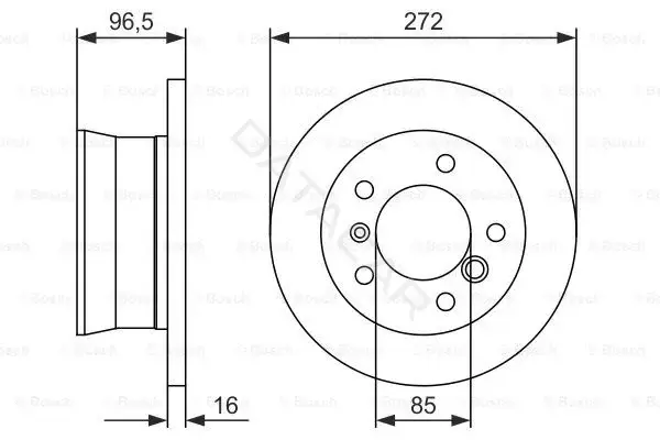 Тормозные диски BOSCH 0986478433