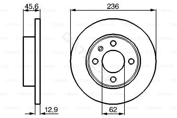 Тормозные диски BOSCH 0986478859