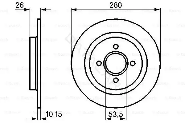 Тормозные диски BOSCH 0986479049