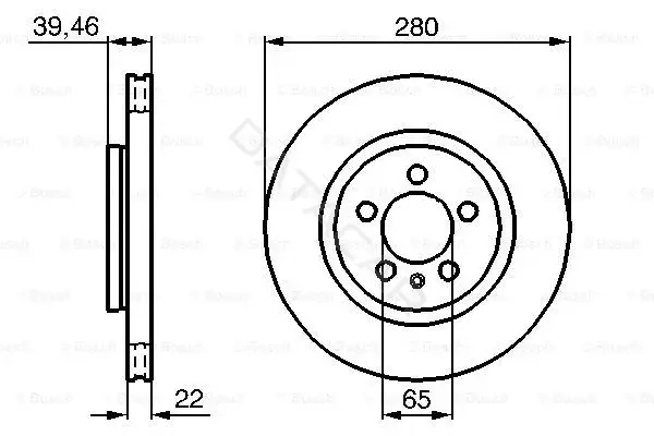 Тормозные диски BOSCH 0986479156