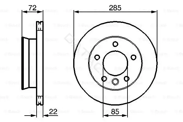 Тормозные диски BOSCH 0986479212