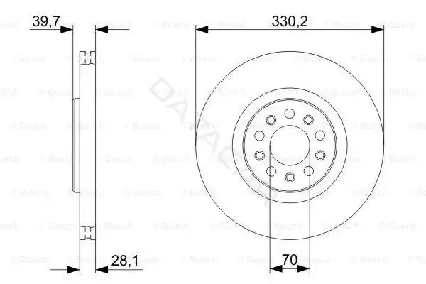 Тормозные диски BOSCH 0986479290
