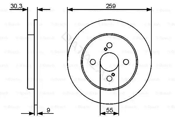 Тормозные диски BOSCH 0986479420