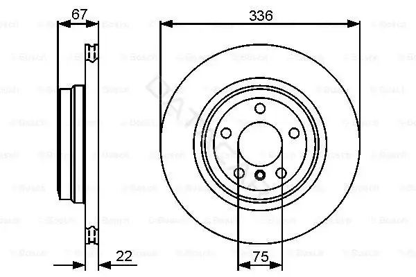 Тормозные диски BOSCH 0986479439