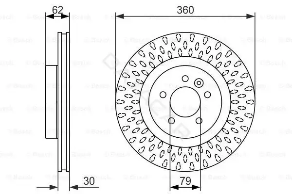 Тормозные диски BOSCH 0986479578