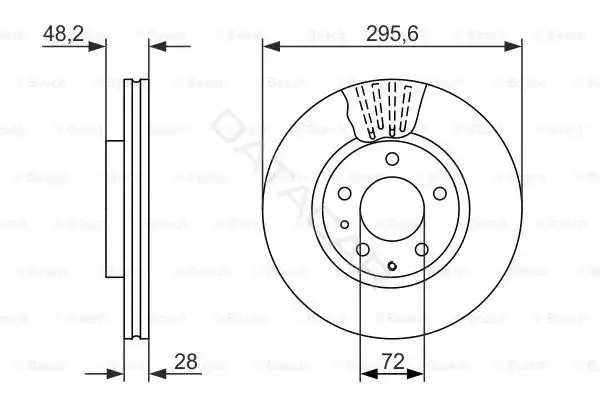 Тормозные диски BOSCH 0986479758